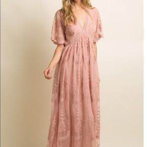 Pink Lace Dress!